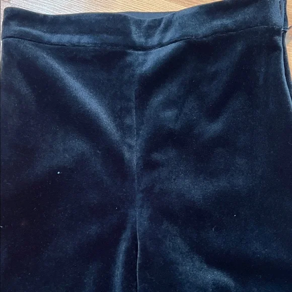 NADINE MERABI Davina Elegant Black Velvet Flare Trousers Size 4(S) New - Picture 6 of 9